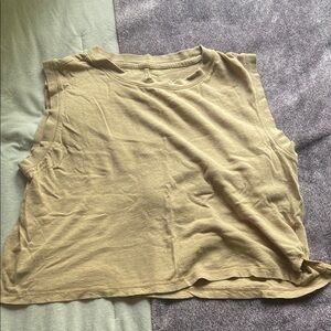 American Eagle Tan Muscle Tank Top